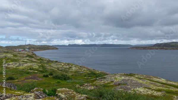 Obraz The coast of the Barents sea, Teriberka, August 2020, Russia