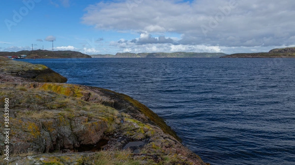 Obraz The coast of the Barents sea, Teriberka, August 2020, Russia