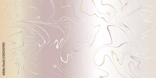 Fototapeta luxury abstract beige background with silver lines. vector graphics
