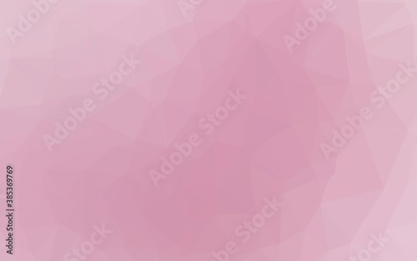 Obraz Light Pink vector low poly cover.