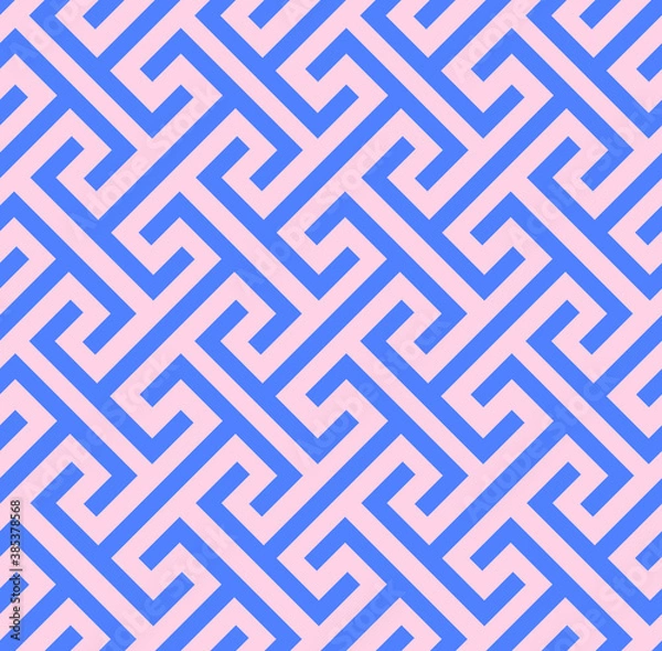 Fototapeta Ethnic vector geometric seamless pattern. Colorful stylish texture.