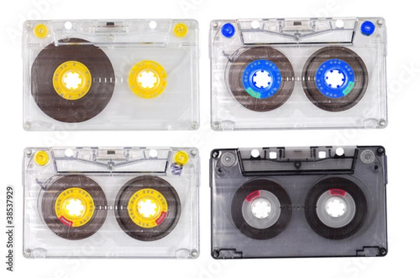 Obraz Four tape cassettes