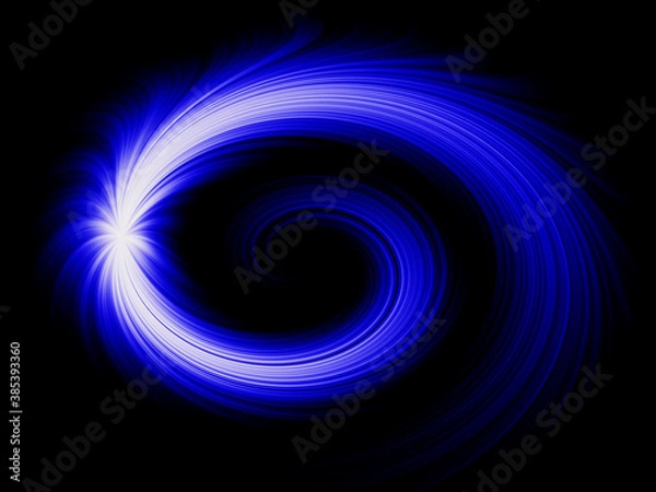 Fototapeta 青い閃光