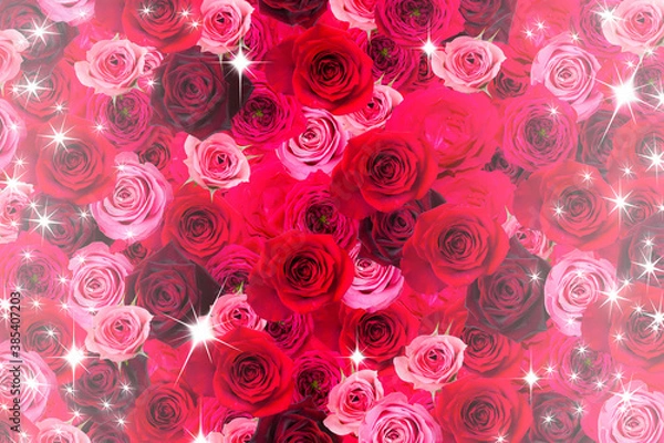 Fototapeta バラの花束