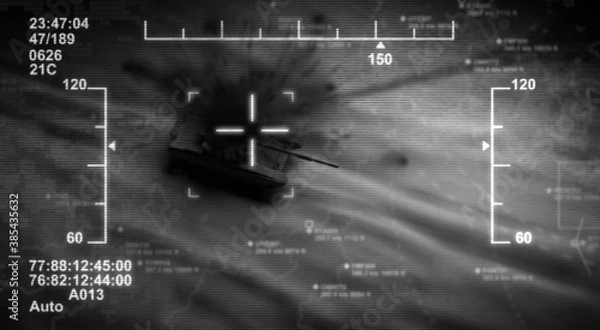 Fototapeta Target and Drone Attack