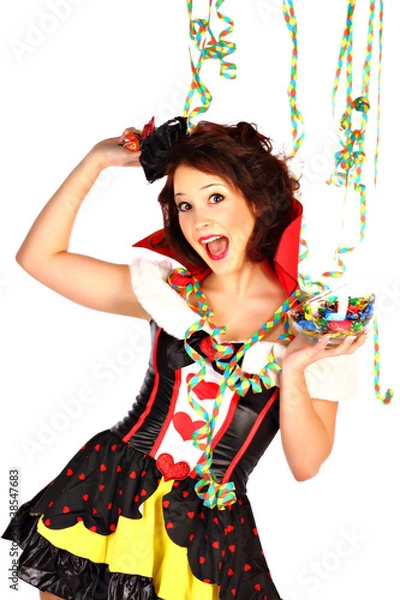 Obraz Funkenmariechen freut sich