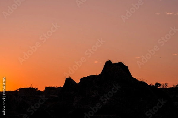 Obraz sunset in the mountains