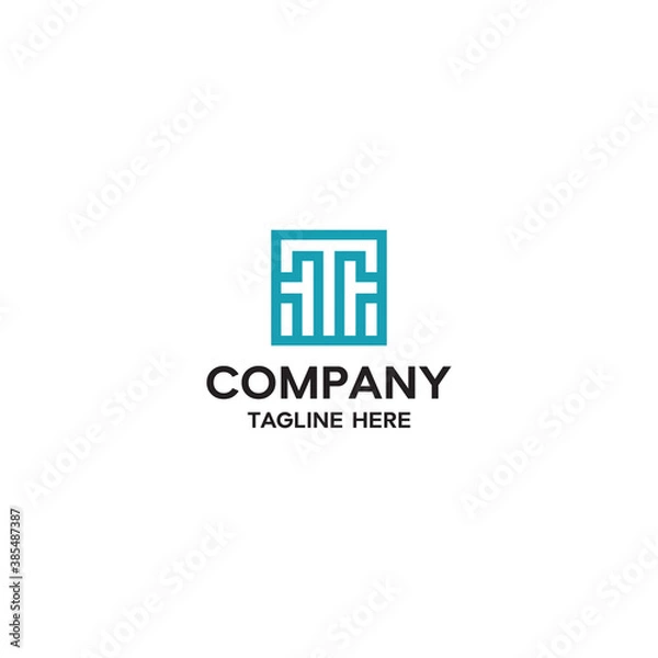 Fototapeta Letter T Logo icon design template premium vector