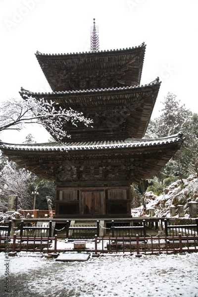 Obraz 一乗寺三重塔