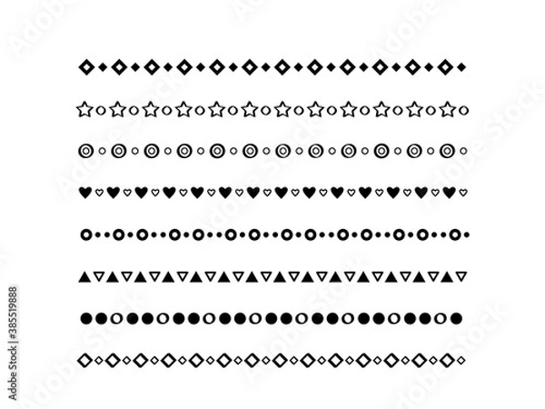 Fototapeta シンプルな飾り罫