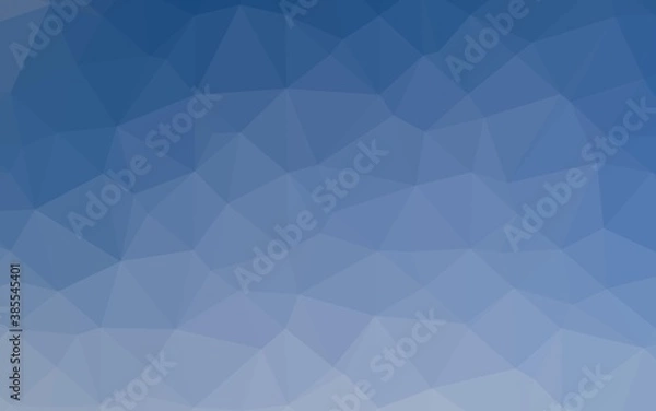 Fototapeta Light BLUE vector abstract polygonal texture.