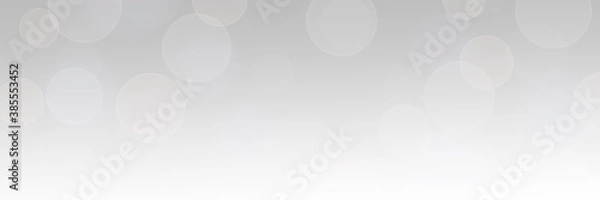 Fototapeta Golden shining lights, sparkling glittering Christmas,new year lights. Soft Pastel Beautiful Abstract gray White Background with Bokeh lights. Beautiful blurred Wedding background