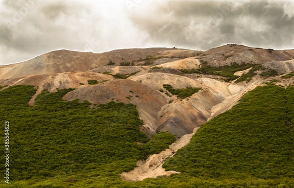 Obraz Iceland landscape with clouds