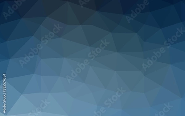 Fototapeta Light BLUE vector blurry triangle texture.