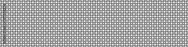 Fototapeta Abstract Cross Pattern Dots Logo generative computational art illustration