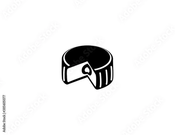 Obraz Moon cake vector icon