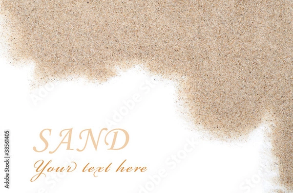 Fototapeta Rozrzucanie piasku