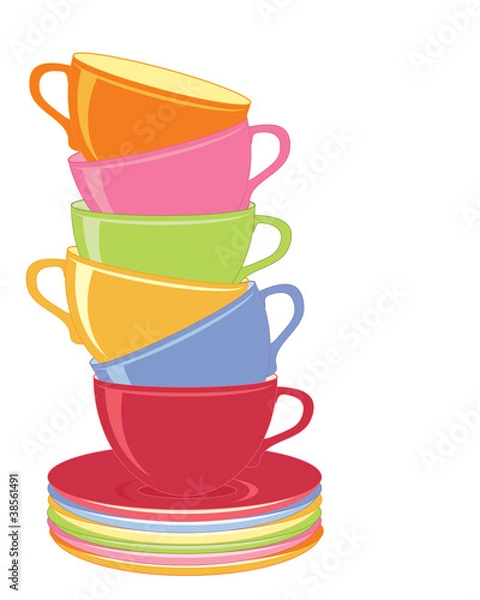 Fototapeta coffee cups