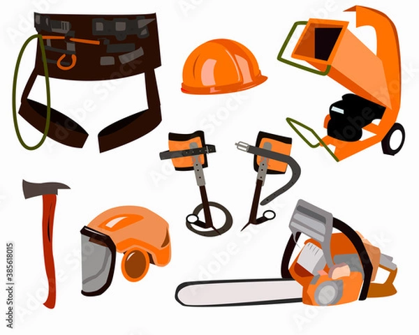 Obraz Tools for arboristics and industrial mountaineering