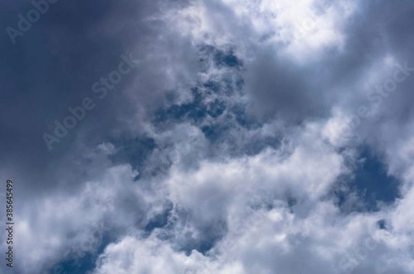Obraz Blue sky background with clouds. Sky of Brazil