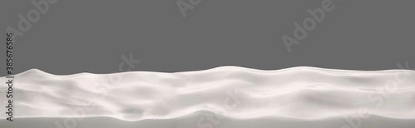 Obraz Milk surface waves