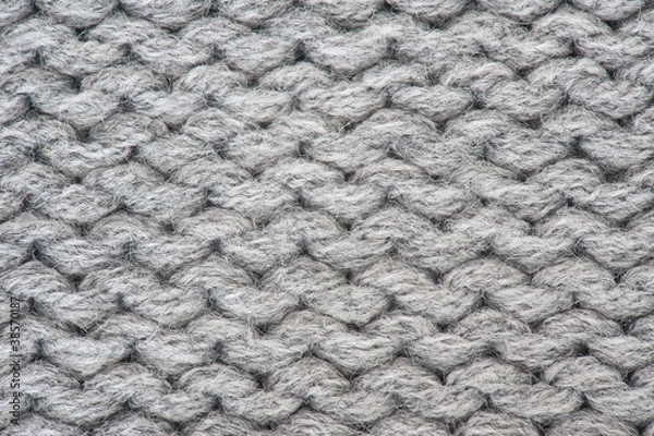 Obraz Knitted wool background