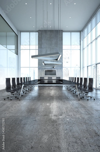 Fototapeta Open space office interior