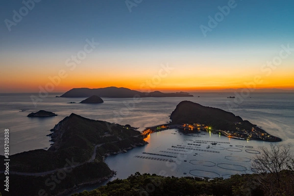 Obraz 柏島の夕暮れ