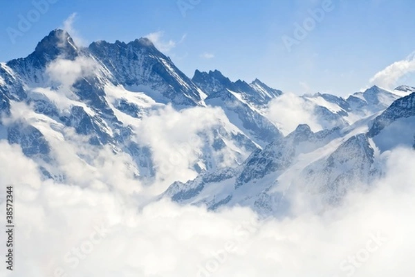 Obraz Krajobraz górski Alpy Jungfraujoch