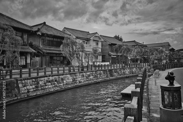 Fototapeta 江戸から明治を思い起こさせる景色