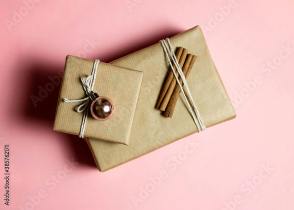 Obraz christmas flat lay