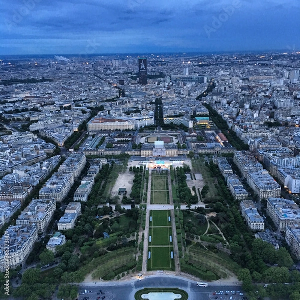 Obraz eiffel tower city