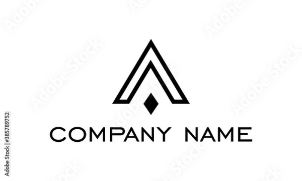 Fototapeta font a company name