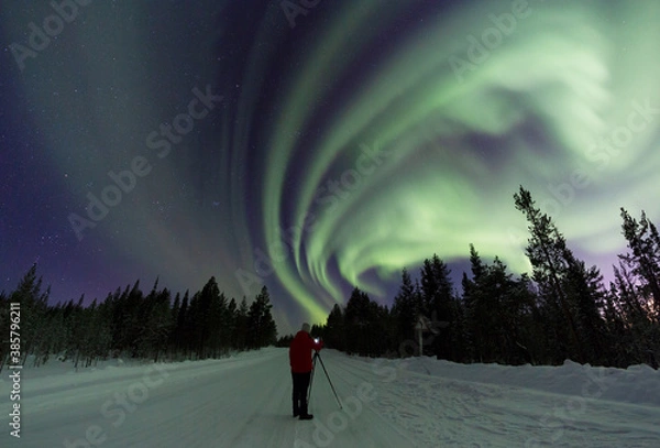 Fototapeta Aurora borealis