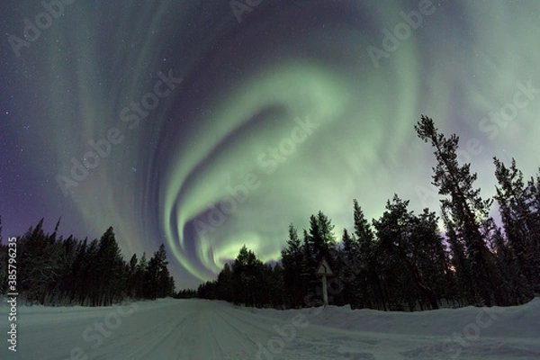 Fototapeta Aurora borealis 