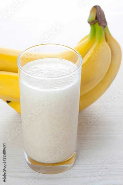 Fototapeta バナナとバナナジュース