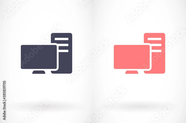Fototapeta PC vector icon. lorem ipsum 10 EPS Design JPG