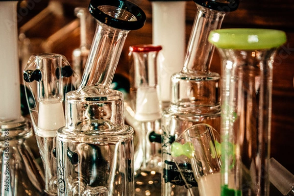 Obraz Closeup of decorative item sold in a souvenir shop for tourist in the downtown
