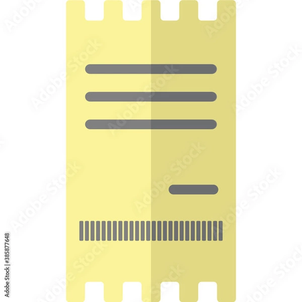 Fototapeta receipt icon