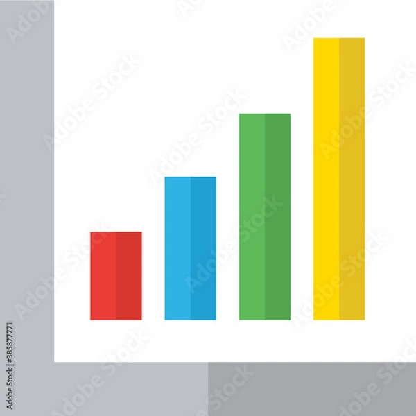 Fototapeta graph chart