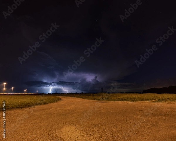 Obraz storm over the highway