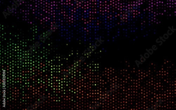 Fototapeta Dark Multicolor, Rainbow vector cover with spots.