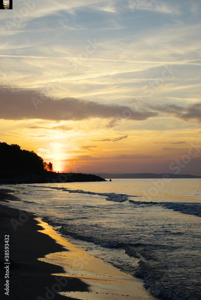 Obraz Zachód słońca nad Bałtykiem