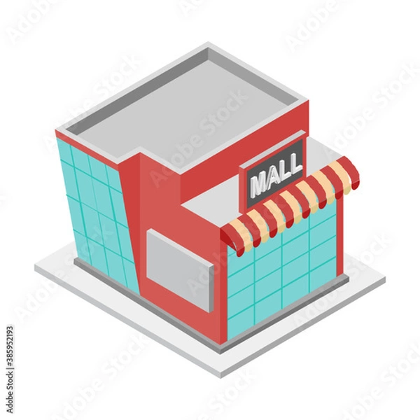 Obraz 
Commercial building shopping arcade design
