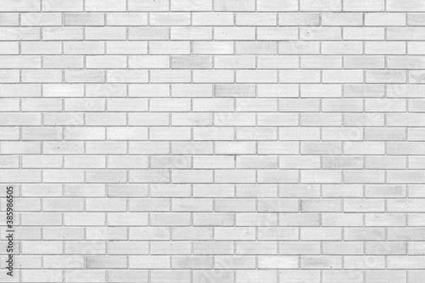 Fototapeta White stone brick wall seamless background and pattern texture