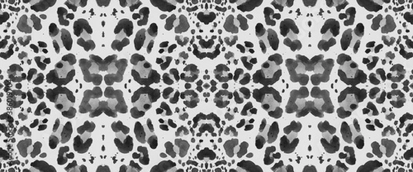 Obraz Seamless Cheetah Ornament. Abstract Giraffe 