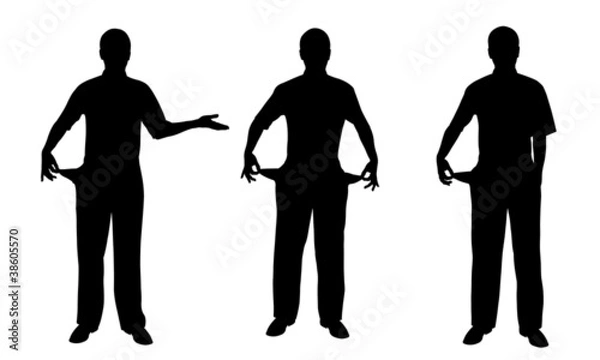 Obraz people silhouettes