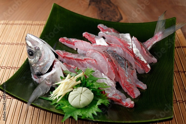 Obraz 活けアジの姿造り