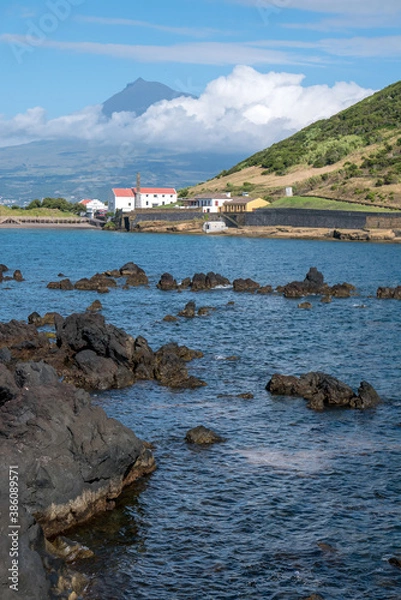Obraz Walk on the Azores archipelago. Discovery of the island of Faial, Azores. Portugal.