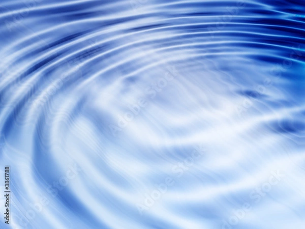 Fototapeta Closeup of blue rippling water